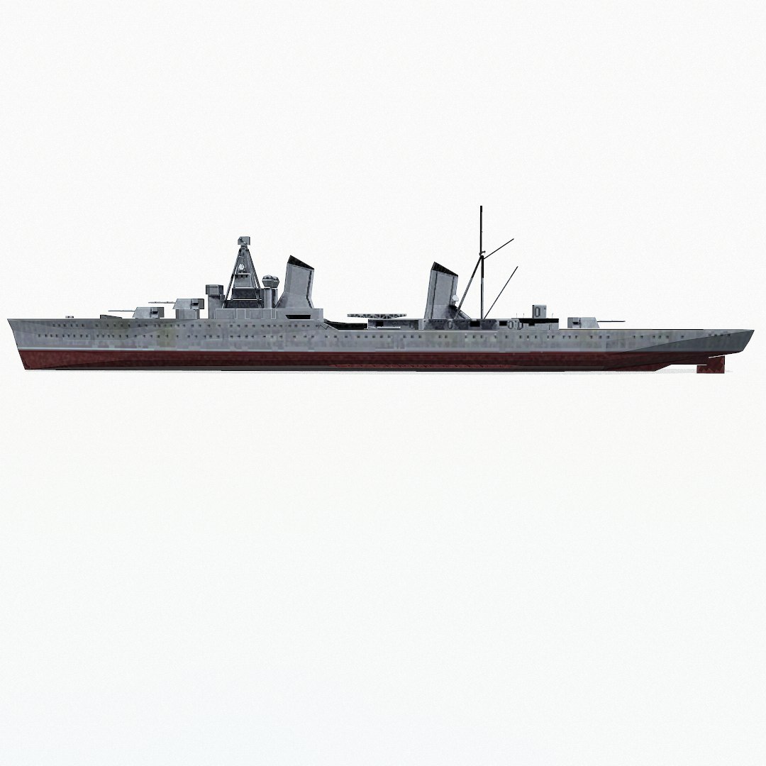 Battlecruiser Kirov 3d Model