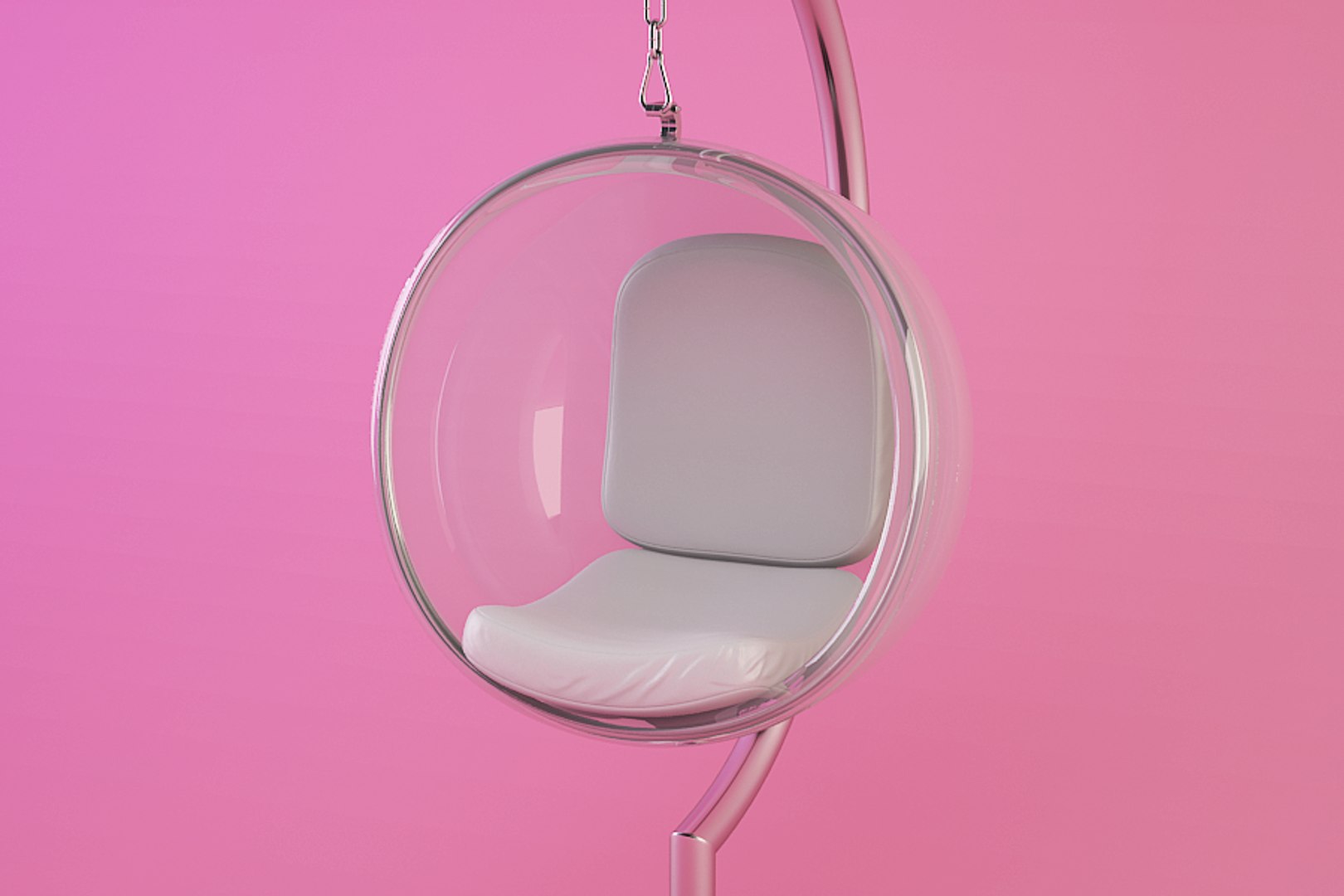 Eero Aarnio Bubble Chair 3d Model   Img2 