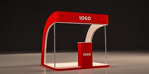 3D Exhibition Booth 3x3