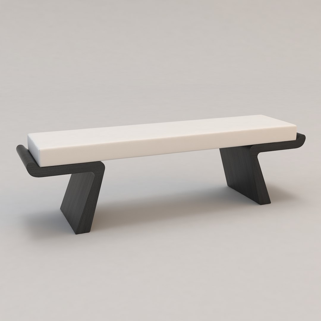 Calme Plat Bench Christian 3d Max
