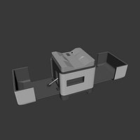 Autonomous Drone Dock Station 3D Model 3D model