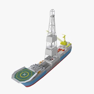 3d drill ship