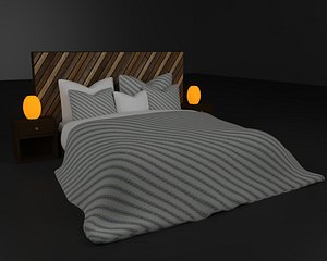 3D model bed