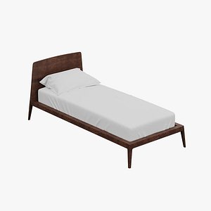 Wooden Bed model