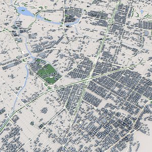 3D Bogota City Colombia model