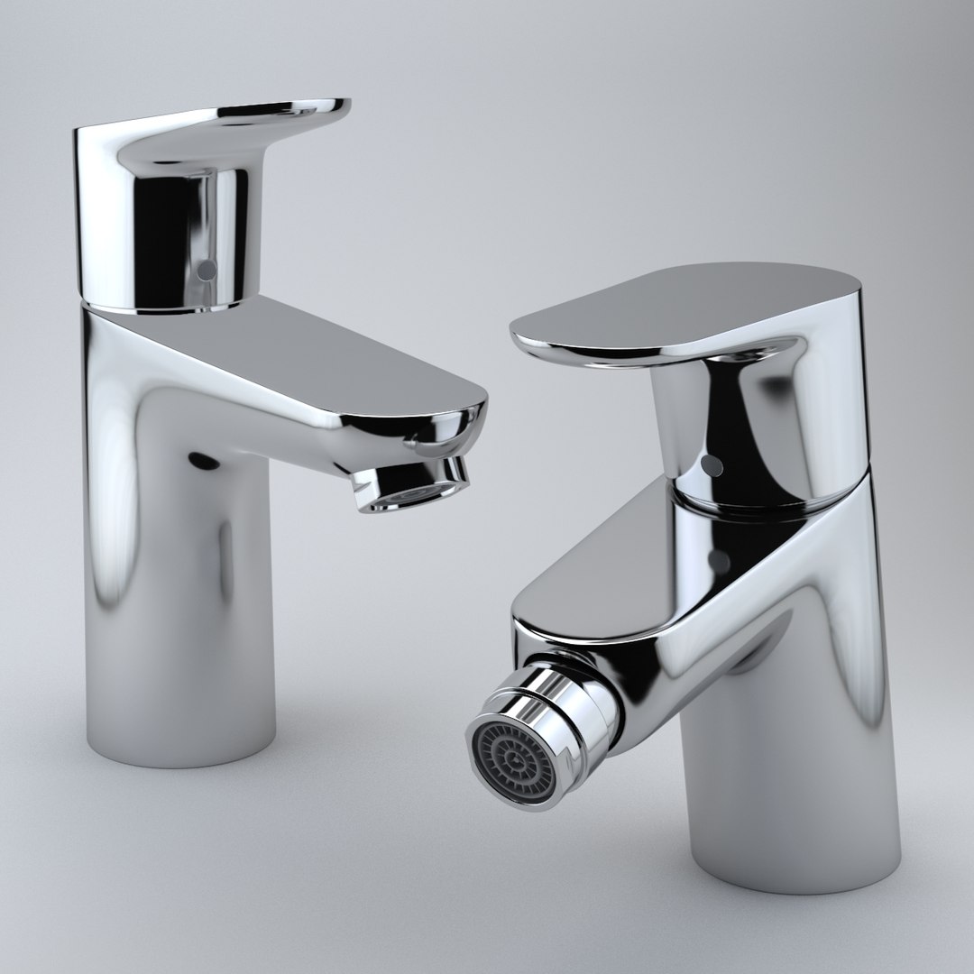 3d Photorealistic Hansgrohe Focus Faucets Model   Render 1 