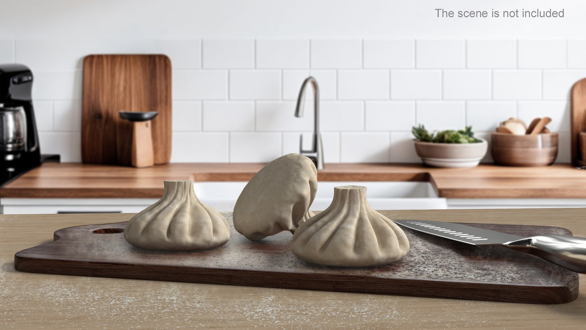 3D Model Khinkali Dumpling Raw For 3D Print - TurboSquid 2258223