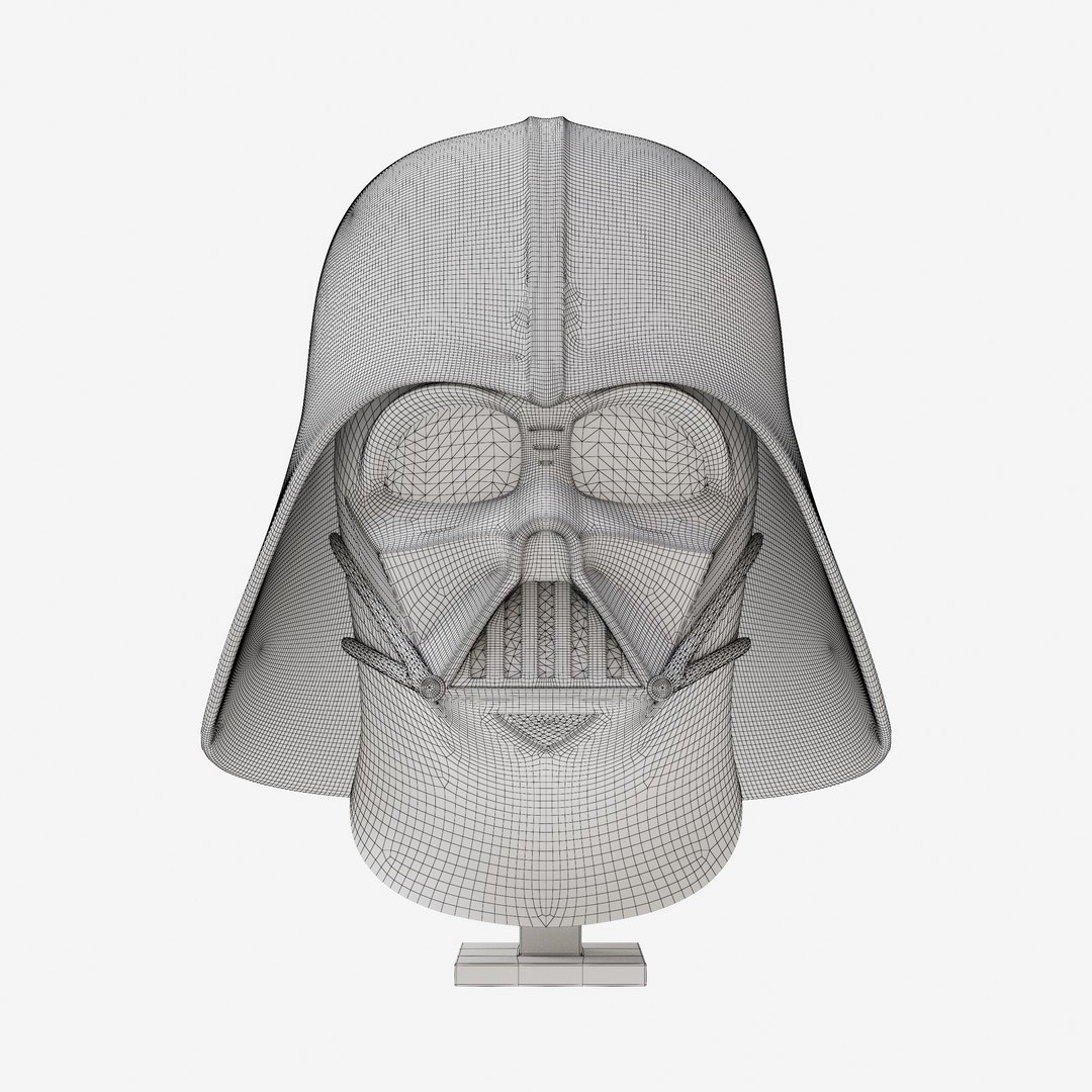 3D Darth Vader Helmet Model - TurboSquid 2387467