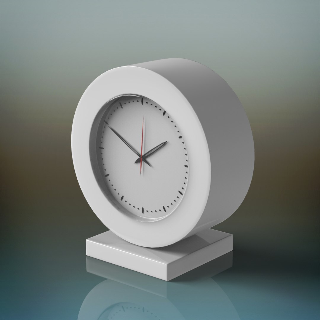 3D clock modeled model - TurboSquid 1702737