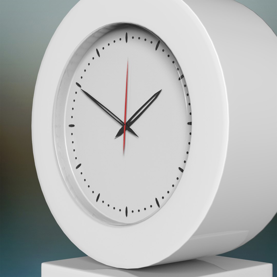 3D clock modeled model - TurboSquid 1702737