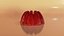 Jello Plate with Whip Cream  Cherry