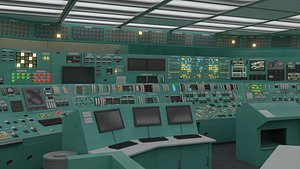 Nuclear Power Plant Control Room