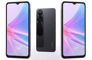 3D Oppo A58 All Colors Low Poly