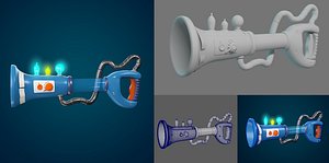 cartoon gun