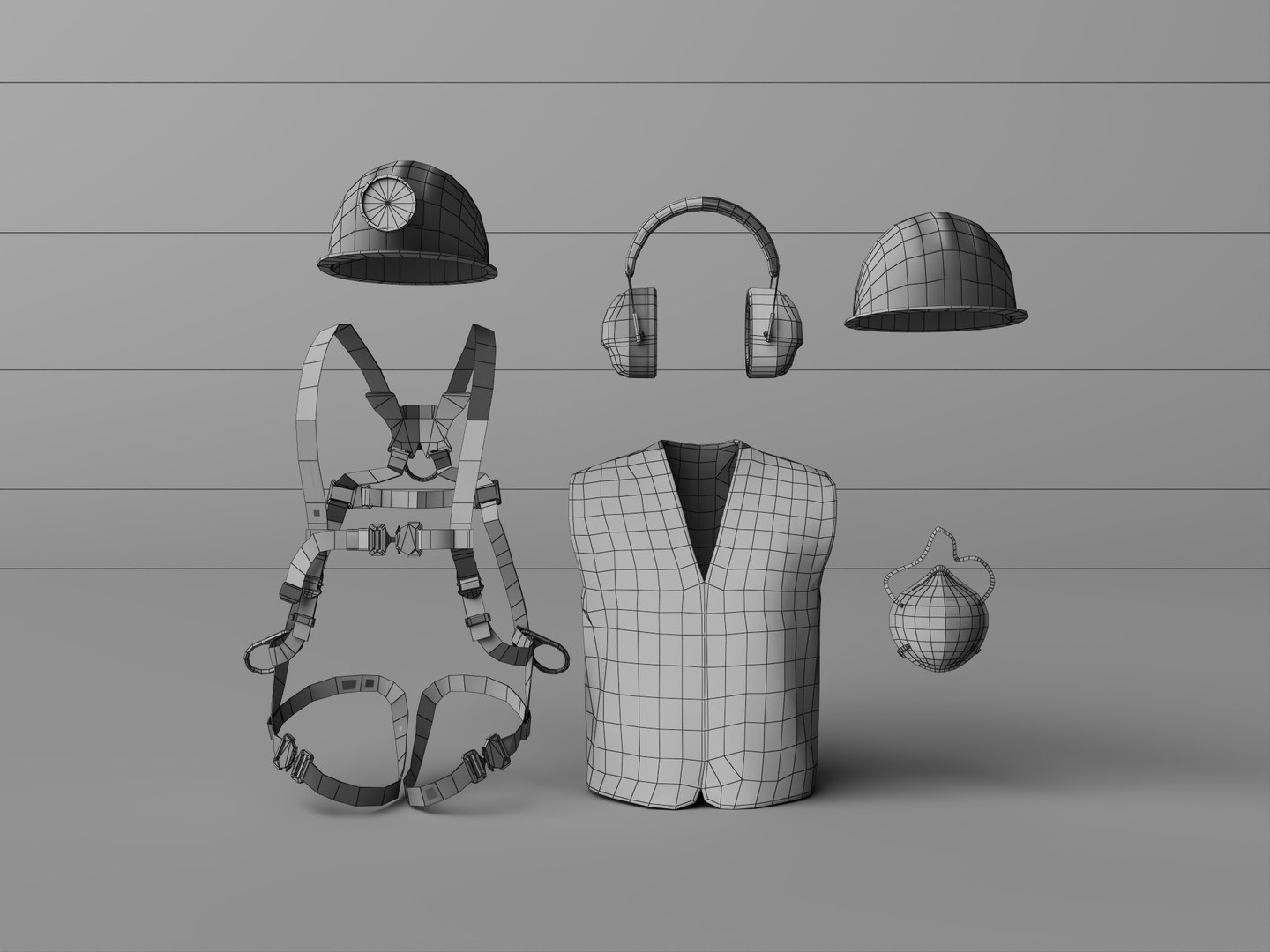 3D model Workshop Tool Wall Hardware Props Asset Pack https://p.turbosquid.com/ts-thumb/vw/XSOhea/SM/workwear13/jpg/1787924626/1920x1080/fit_q87/c83b9224d6759258d249ebbfc782f4155c34ae4f/workwear13.jpg
