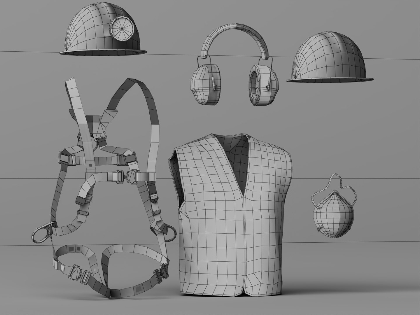 3D model Workshop Tool Wall Hardware Props Asset Pack https://p.turbosquid.com/ts-thumb/vw/XSOhea/VN/workwear9/jpg/1787924624/1920x1080/fit_q87/571786d2ff11da104efd13de92f78834a7ad2e7b/workwear9.jpg