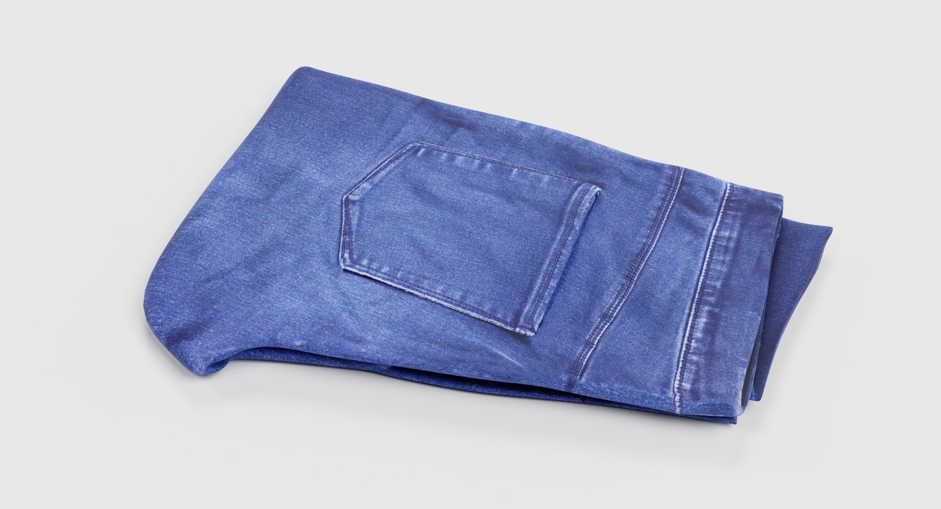 3D Folded Jeans Model - TurboSquid 1414188