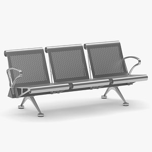 Medical Waiting Chair 3D model