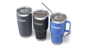 Travel mug tumbler set