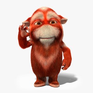 Fuzzy Troll (Rigged)