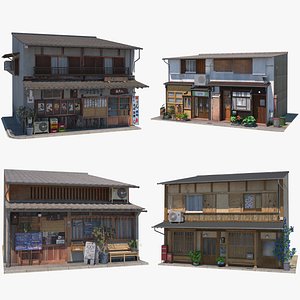 Japanese Buildings Bundle 6