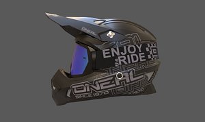 Download Free & Premium Motocross Helmet 3D Models | TurboSquid