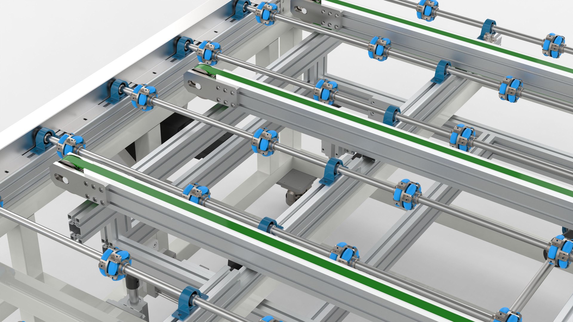 3D Model Lifting And Reversing Conveyor Line - TurboSquid 1985908