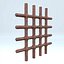 3D Rusty Prison Bars