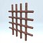 3D Rusty Prison Bars