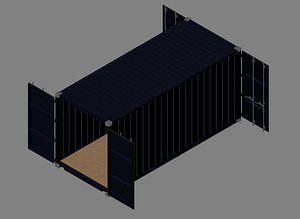 3D DD HC Container model