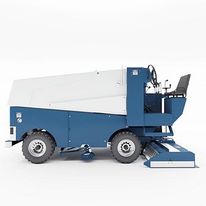 Zamboni ice filling and cleaning machine 3D model