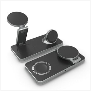 Foldable Wireless Charger PBR 3D model