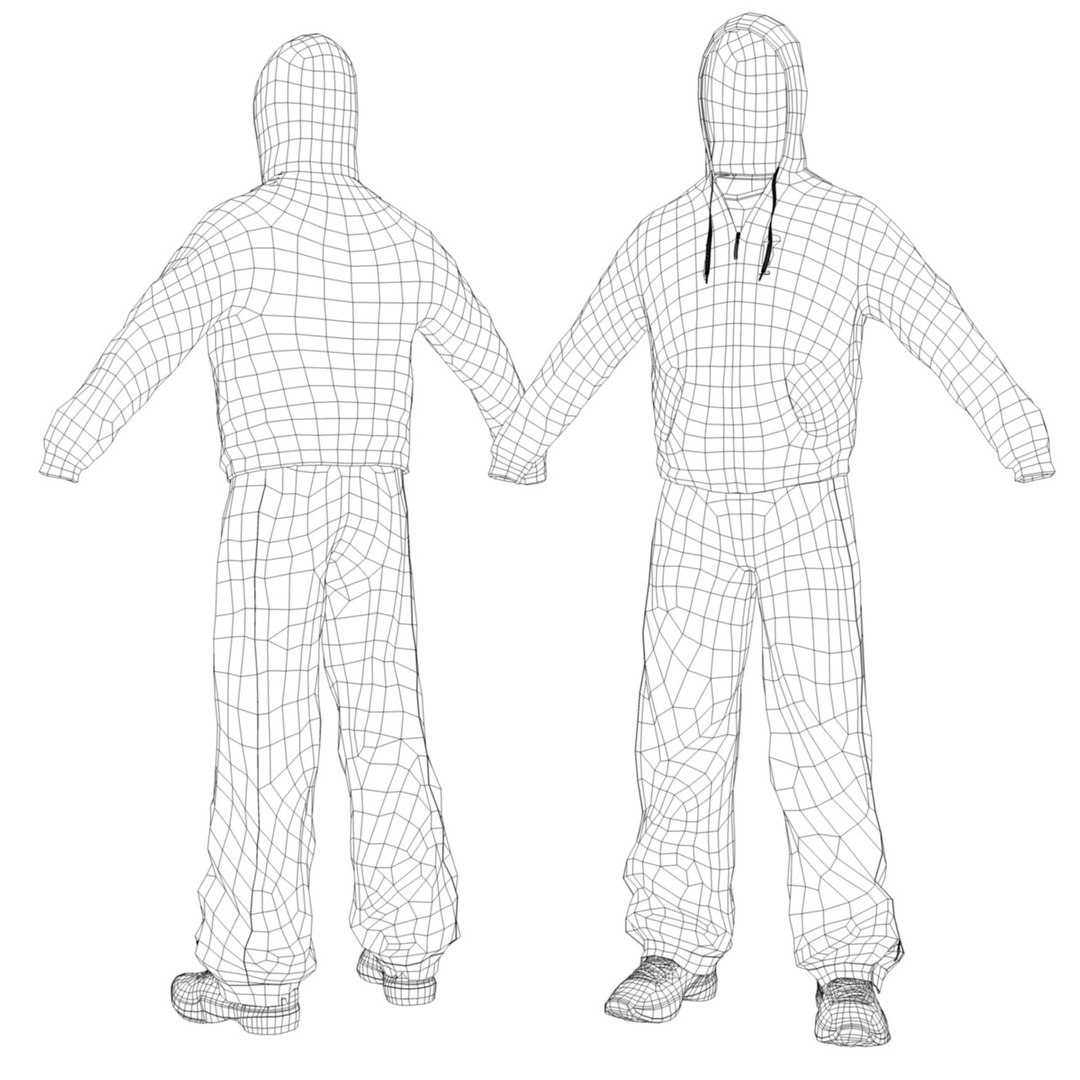 sportswear sports clothes materials 3d max