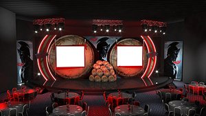 Stage Spartan Consept 3D model
