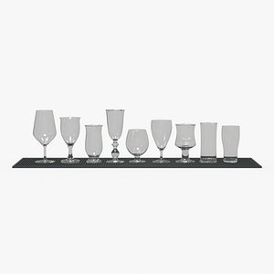 Beer Glass and Goblet Set