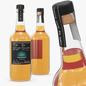 Casamigos Anejo Tequila Bottle 700ml 3D model