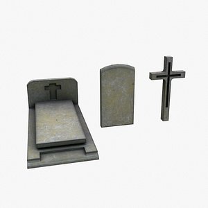 3D Gravestones model