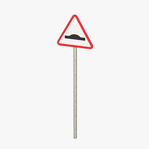 Hump road sign