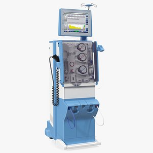 Dialysis Machine Generic 3D Model
