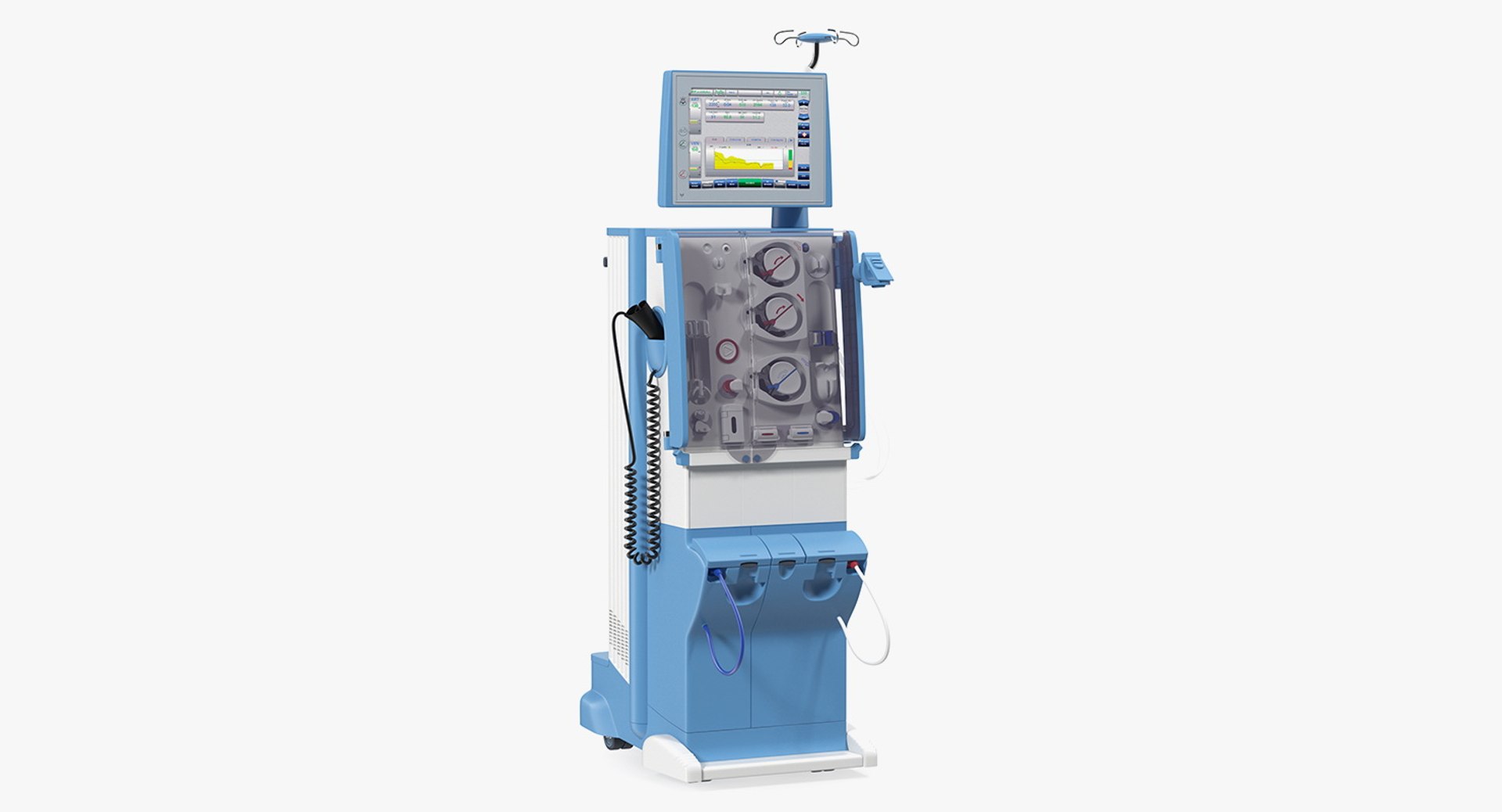 Dialysis Machine Generic 3D Model 3D model preview