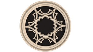 3D Round Gothic Window