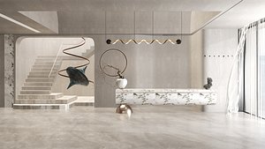 3D the reception desk model
