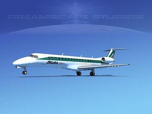3d embraer erj 145
