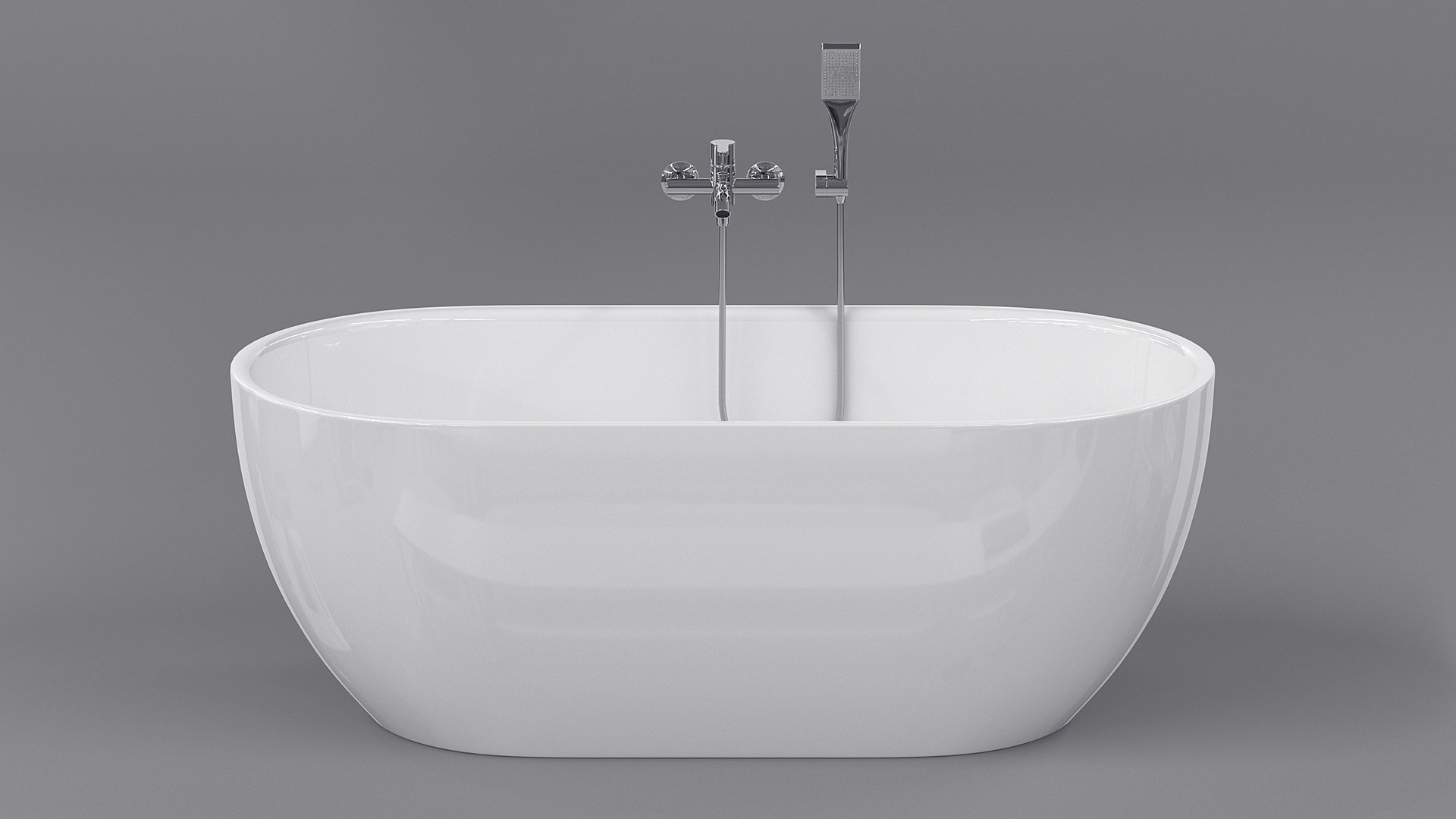 Freestanding Bathtub 3D Model TurboSquid 1514115