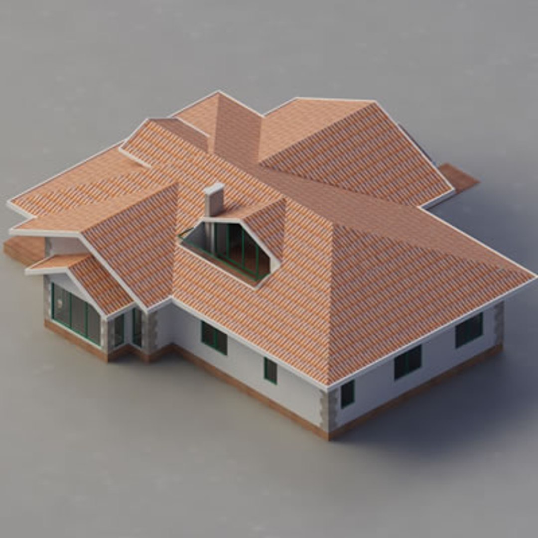 House Interior Exterior 3d Model
