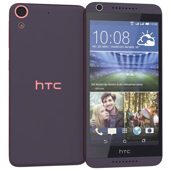 3d htc desire 626g purple model