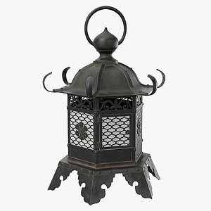 3D temple lantern