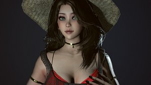 Summer Beach Girl
