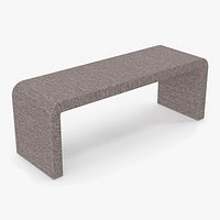 Modern Fabric Console Table for 3D Print