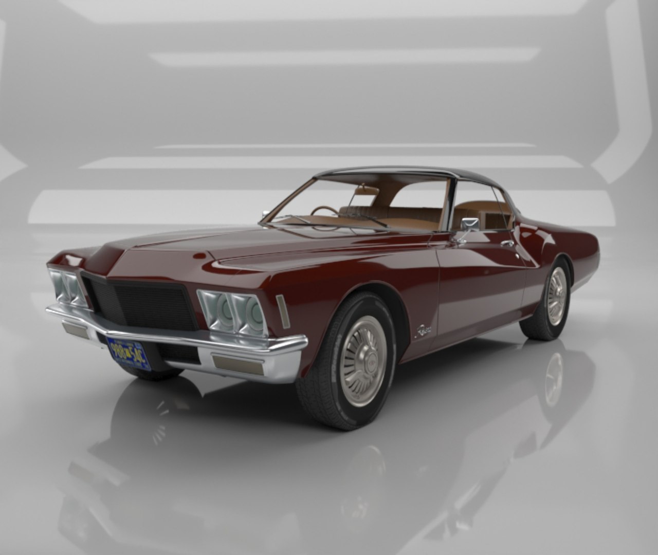 1971年ビュイックリビエラ3Dモデル - TurboSquid 1717416